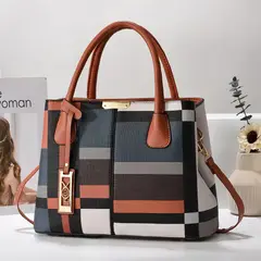 DANWEILE - Nuevo bolso de hombro de lujo de moda para mujer - rejilla amarilla