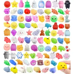 GENERICO - 100 Pcs De Juguetes Mochi Squeeze Para Niños Regalos Fiestas