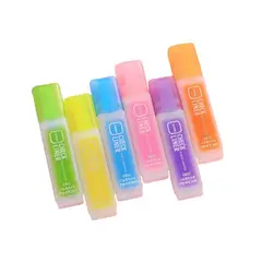 CRUSEC - Set 6 Resaltadores Fluorescentes Variados Papeleria Creativa
