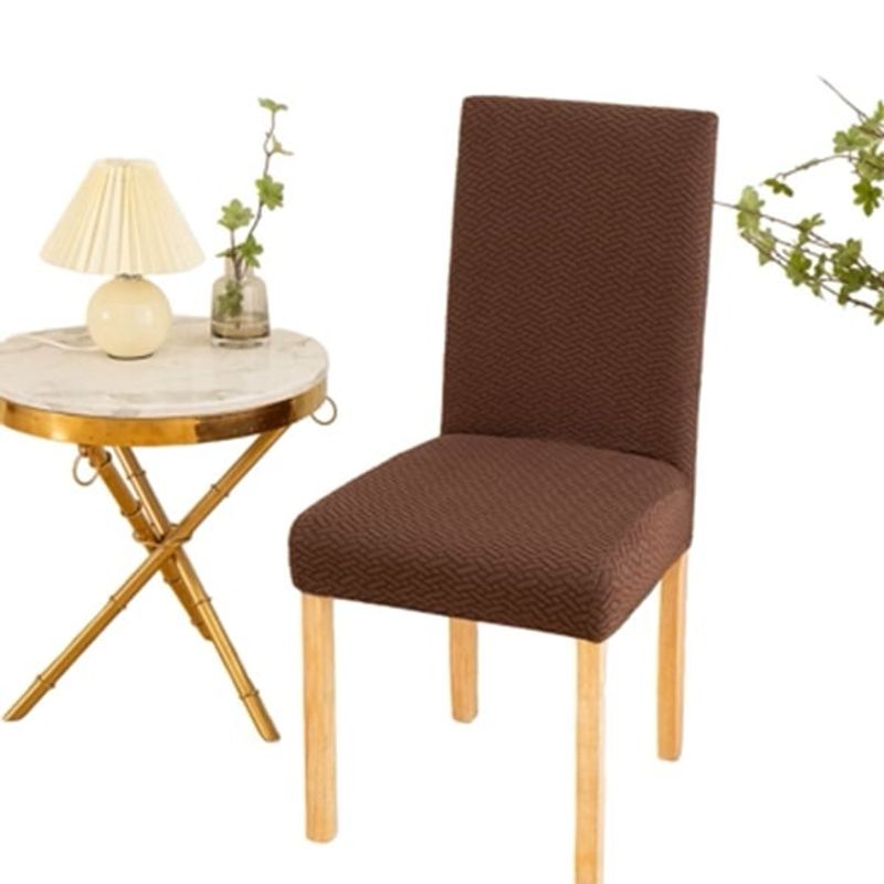ANGELES DEL HOGAR - Pack de fundas Cubre Silla  Texturizado Café