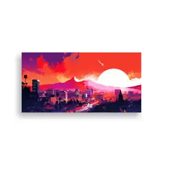 GENERICO - Cuadros Decorativos En Lienzo Belleza Natural En 160x80cm