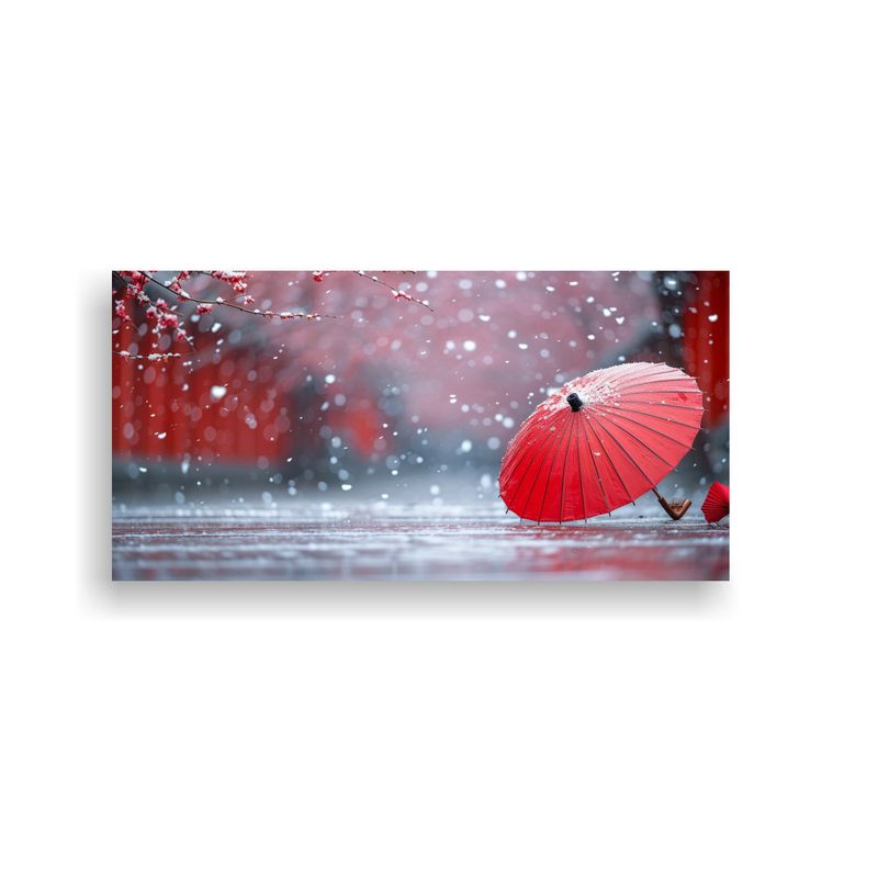 GENERICO - Cuadro De Pared Elegante Con Ramas De Ciruelo En L 160x80cm