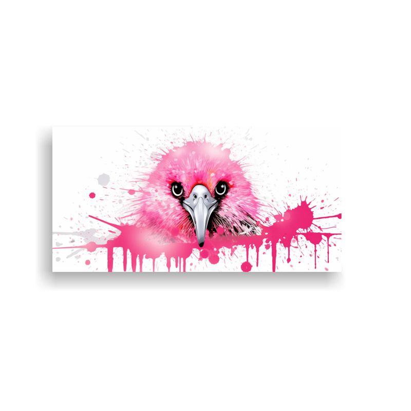 GENERICO - Cuadro Hermoso Motivo Kiwi En Colores Blanco Y Ros 160x80cm