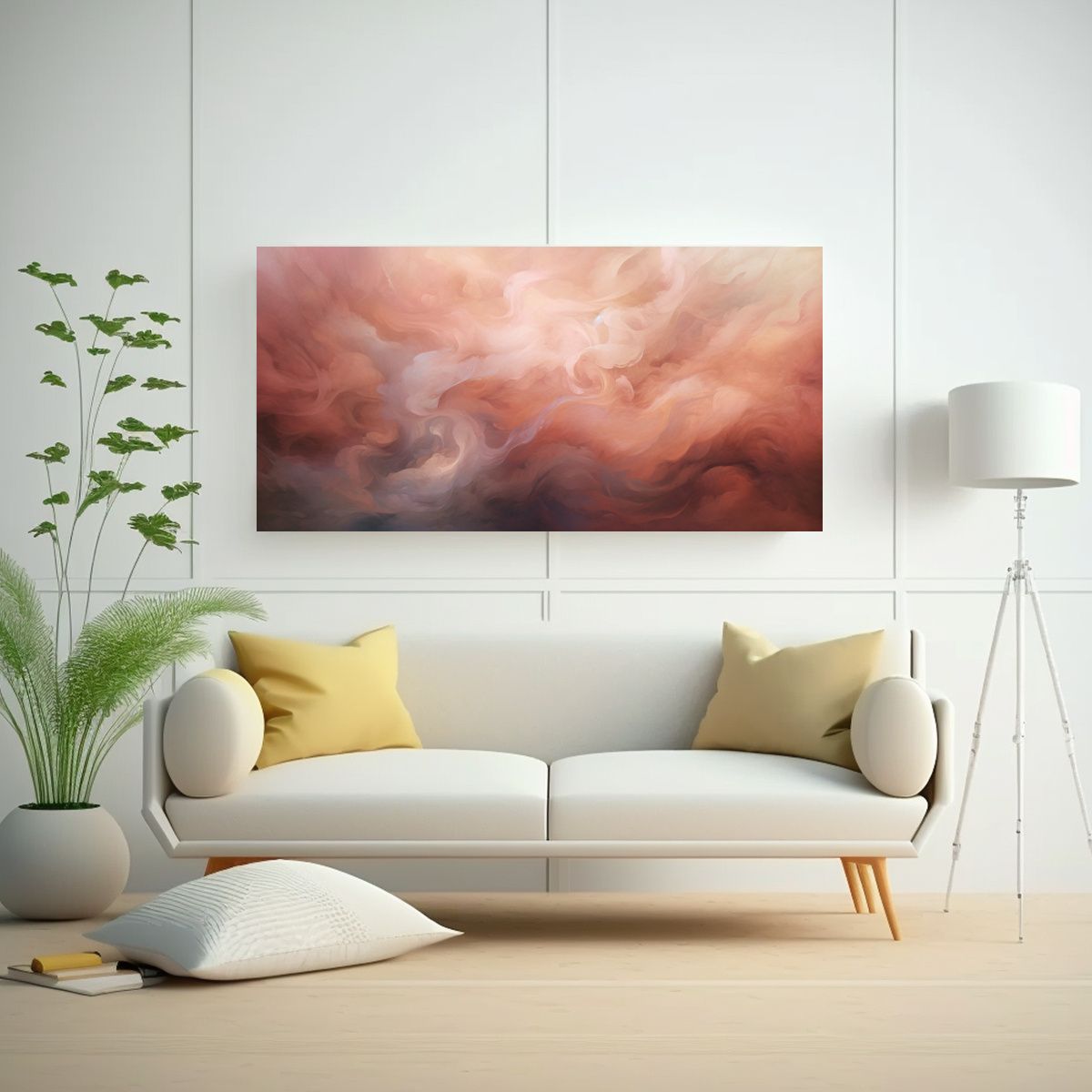 GENERICO - Lienzo De Tela Representación De Adán En Un Esp 160x80cm