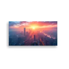 GENERICO - Cuadro De Dibujo Elegante Del Skyline De Place Por 160x80cm