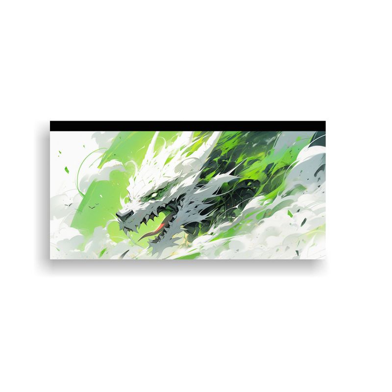 GENERICO - Pintura Decorativa De Arte Pop De Un Dragón En Co 160x80cm