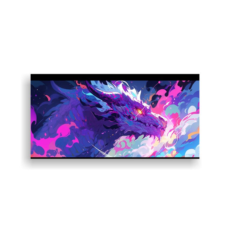 GENERICO - Pinturas Decorativas De Dragón En Colores Arcoír 160x80cm
