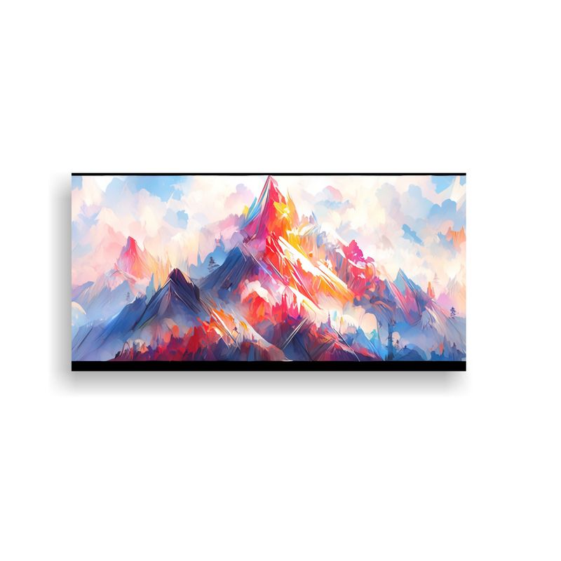 GENERICO - Pinturas Espectaculares De Montañas Famosas Con A 160x80cm