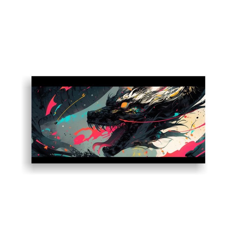 GENERICO - Pinturas Decorativas Neonoir Con Contraste Inspira 160x80cm
