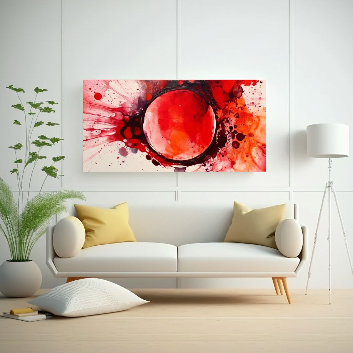 GENERICO - Pintura A Tinta De Alcohol En Redondez Perfecta 160x80cm.