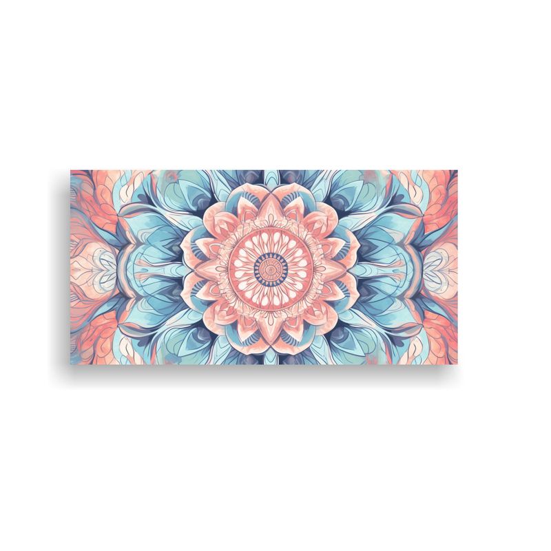 GENERICO - Patrón Mandala Vintage En Tonos Pastel Para Decor 160x80cm