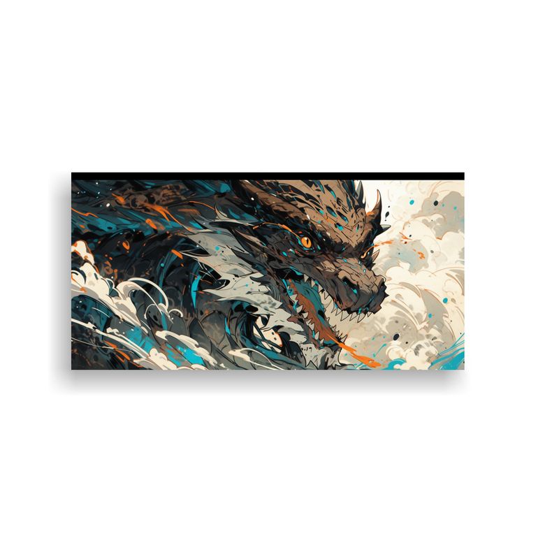 GENERICO - Pinturas Decorativas Resistentes A Dragón En Tono 160x80cm