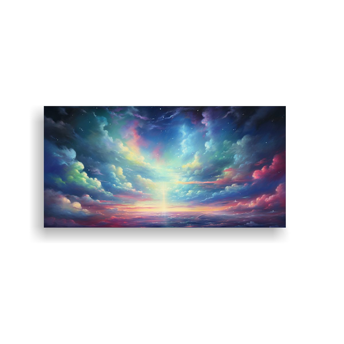 GENERICO - Pintura Decorativa Cuadro Hermoso A Night Sky Wit 160x80cm