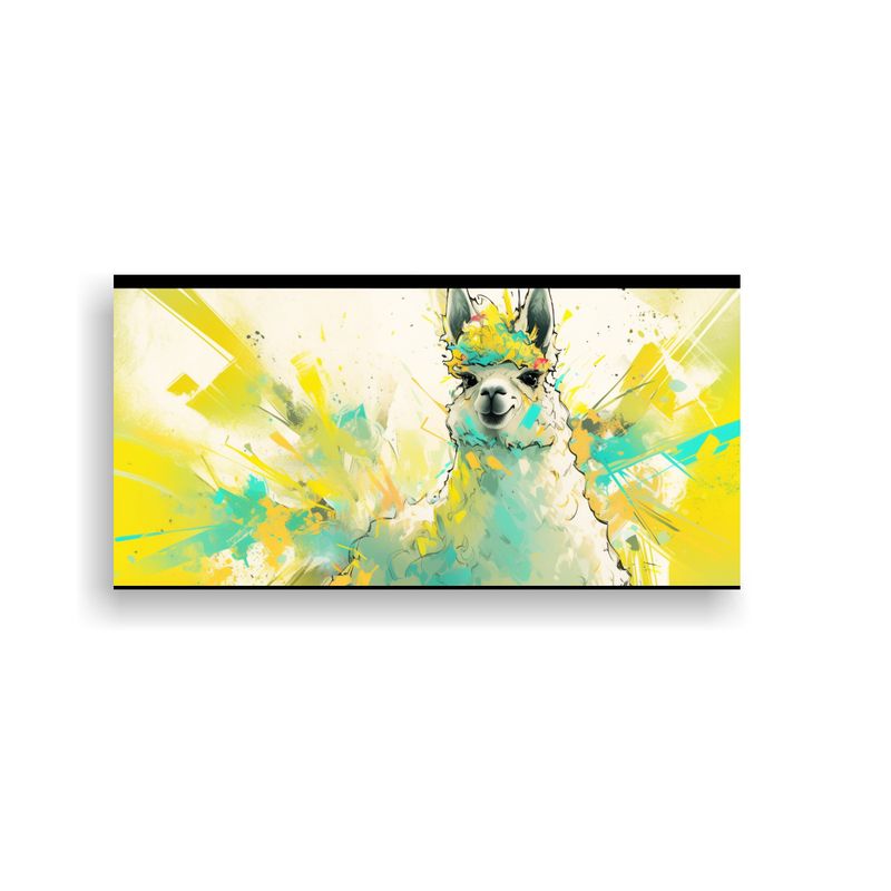 GENERICO - Pinturas Decorativas En Lienzo De Inspiración Alp 160x80cm