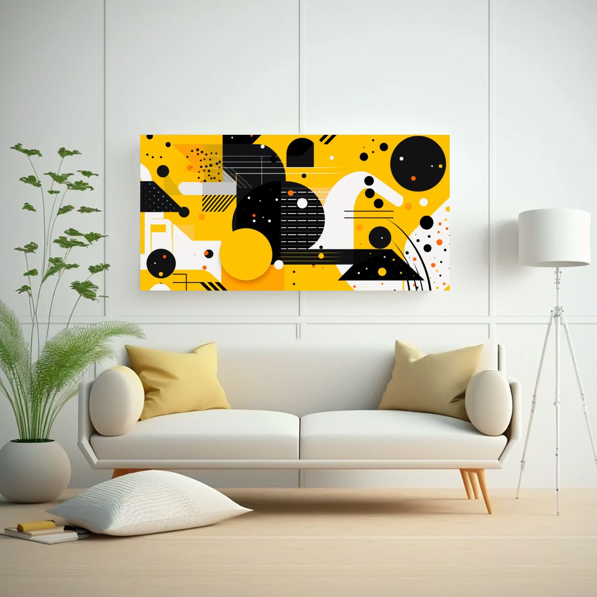 GENERICO - Cuadros De Arte Estético Con Líneas Suaves Y For 120x60cm