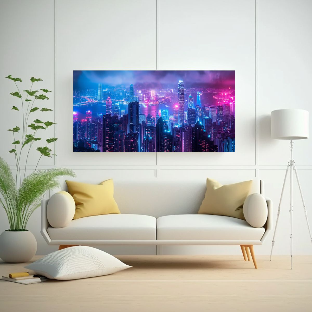 GENERICO - Cuadros Decorativos Estilo Galería Visual Vista  160x80cm