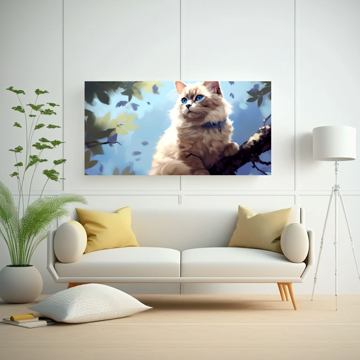 GENERICO - Pintura De Lienzo Calidos Con Gama De Colores Gat 160x80cm