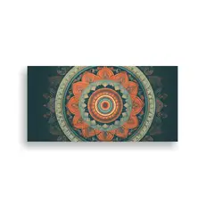 GENERICO - Cuadro Mandala Moderno En Tela Duradera 160x80cm