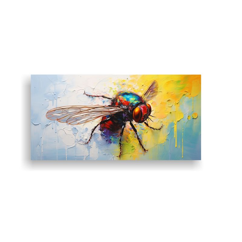 GENERICO - Lienzo Moderno A Fly Estilo Pintura Al Estilo óle 160x80cm