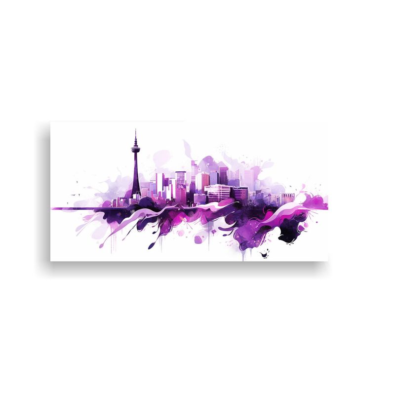 GENERICO - Pinturas Decorativas Inspiradas En Santiago En Col 160x80cm