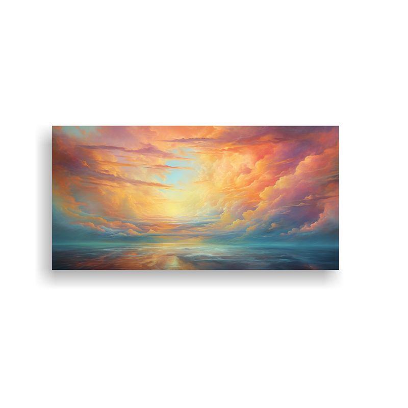 GENERICO - Cuadros De Decoración Fotografía Armonía Cielos 160x80cm