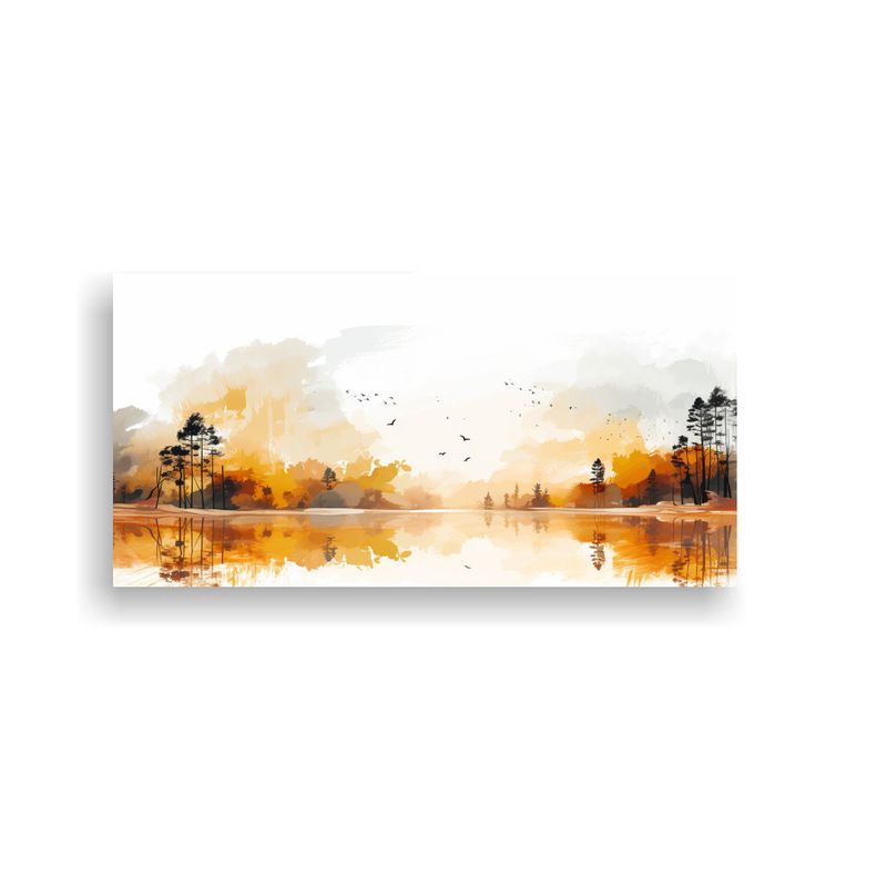 GENERICO - Cuadro Decorativo Paisaje Veraniego Con Colores Do 160x80cm