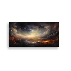 GENERICO - Pinturas Decorativas De Diseño De Canva Cielo No 160x80cm