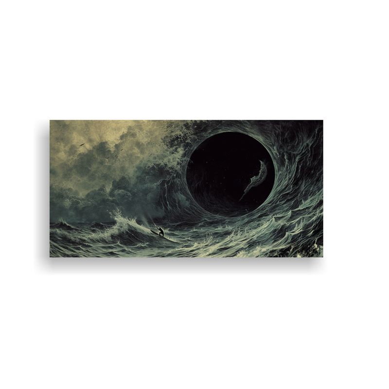 GENERICO - Pintura Decorativa Surfero Interdimensional En Ol 160x80cm