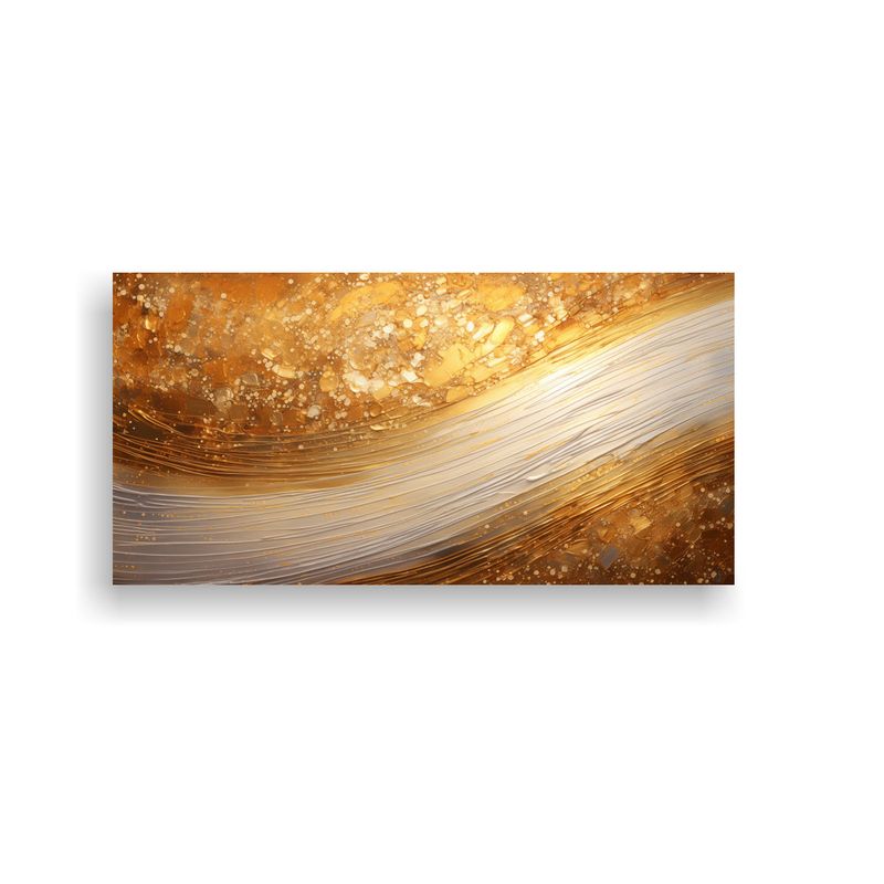 GENERICO - Lienzo Decorativo Estilo Puntillismo Luminoso Con  160x80cm