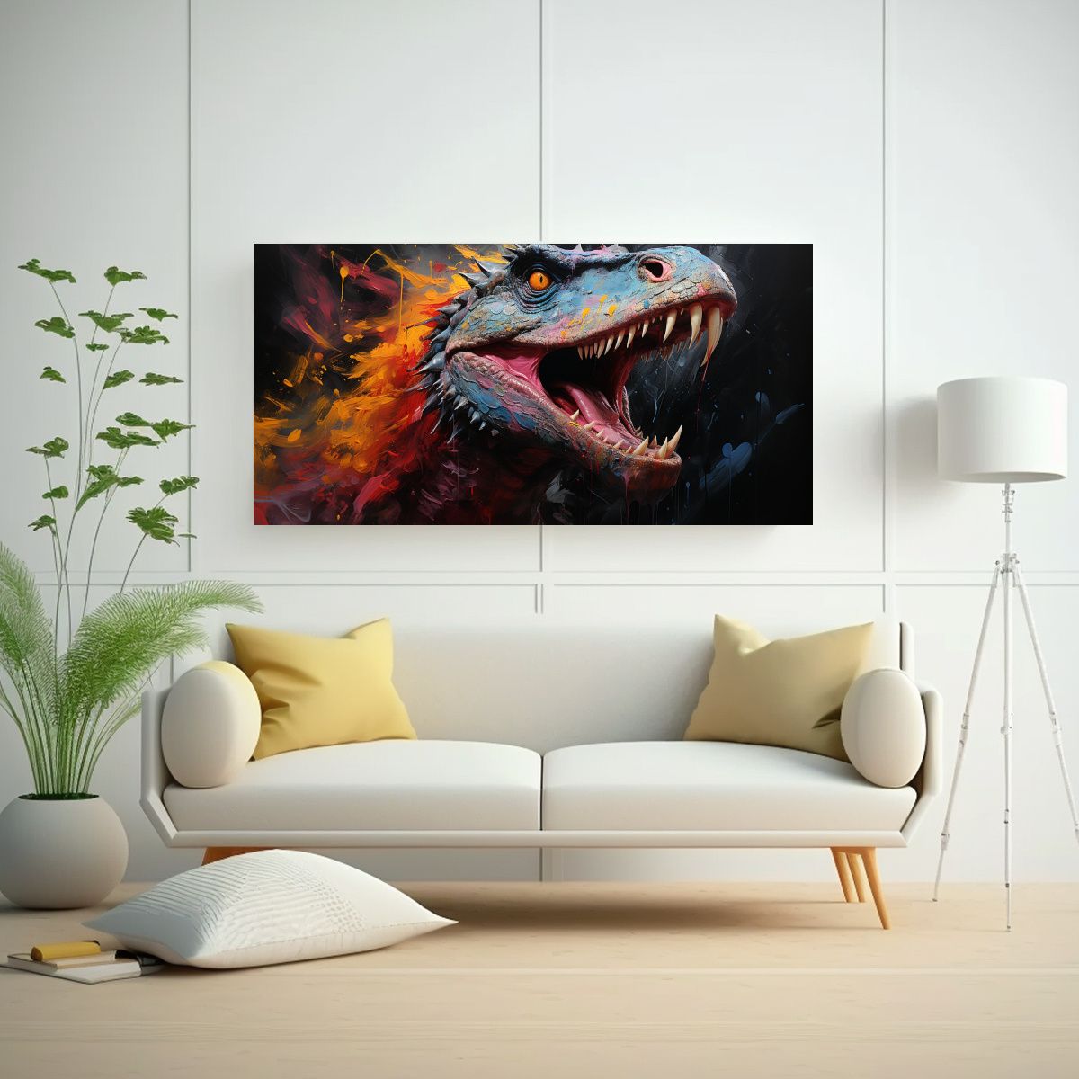 GENERICO - Cuadro Fotográfico Estilo Pintura Al Estilo óleo 160x80cm
