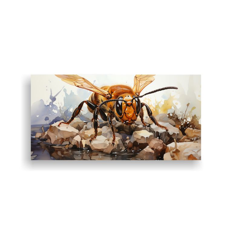 GENERICO - Arte De Pared Inspirador En Marrón Y Ónix Estilo 160x80cm