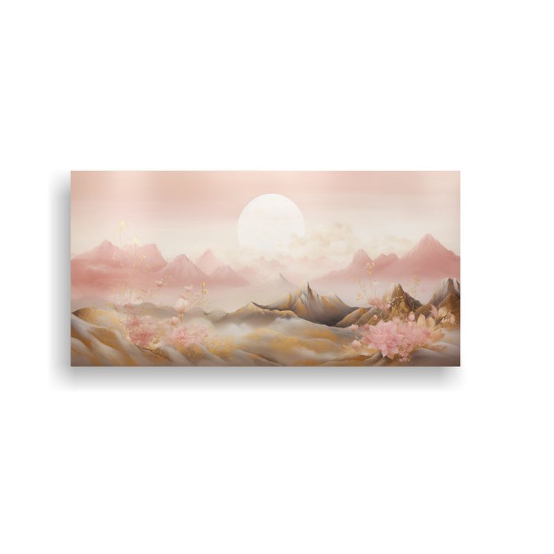 GENERICO - Paisaje De Montaña Con Estilo Elegante Y Decoraci 160x80cm