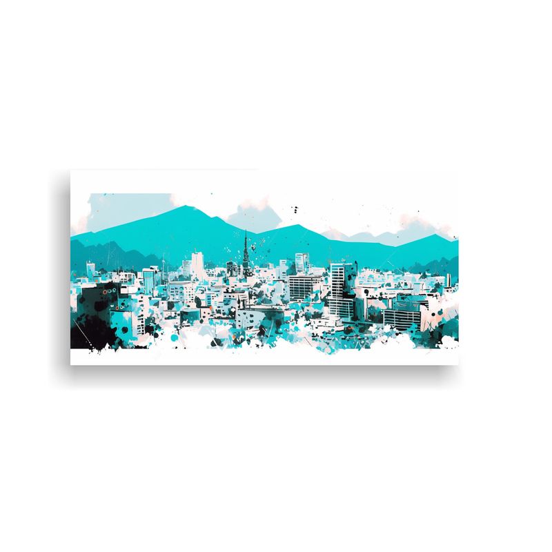 GENERICO - Cuadro Mágico Creativo En Santiago Chile En Blan 160x80cm
