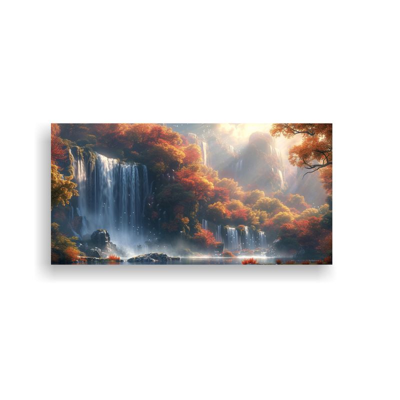 GENERICO - Pinturas Decorativas De Fantasía Otoñal En Bosqu 160x80cm
