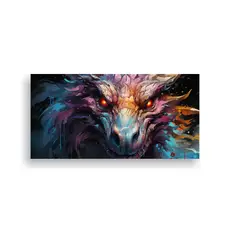 GENERICO - Pinturas Decorativas De Dragón En Colores Arcoír 160x80cm