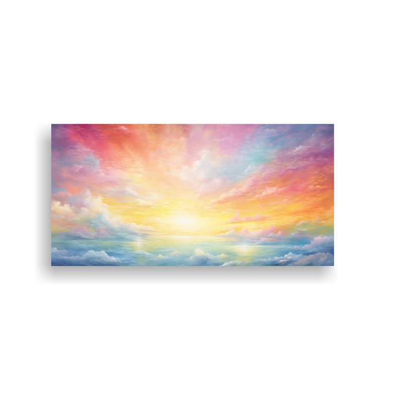 GENERICO - Cuadros Decorativos De Amaneceres Y Atardeceres Co 160x80cm