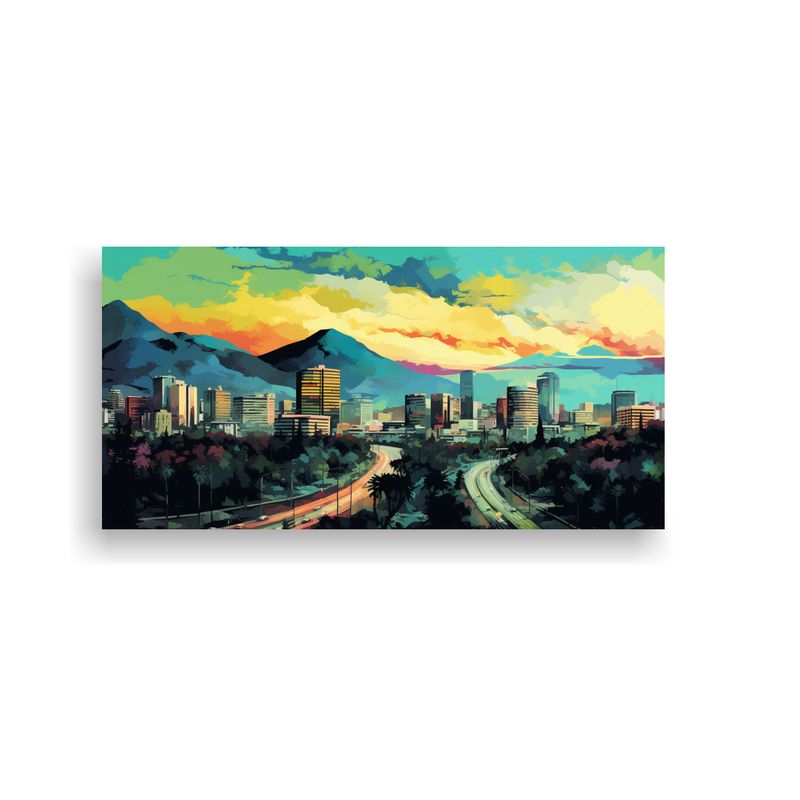 GENERICO - Cuadro Abstracto Intensidad En Santiago De Chile E 160x80cm
