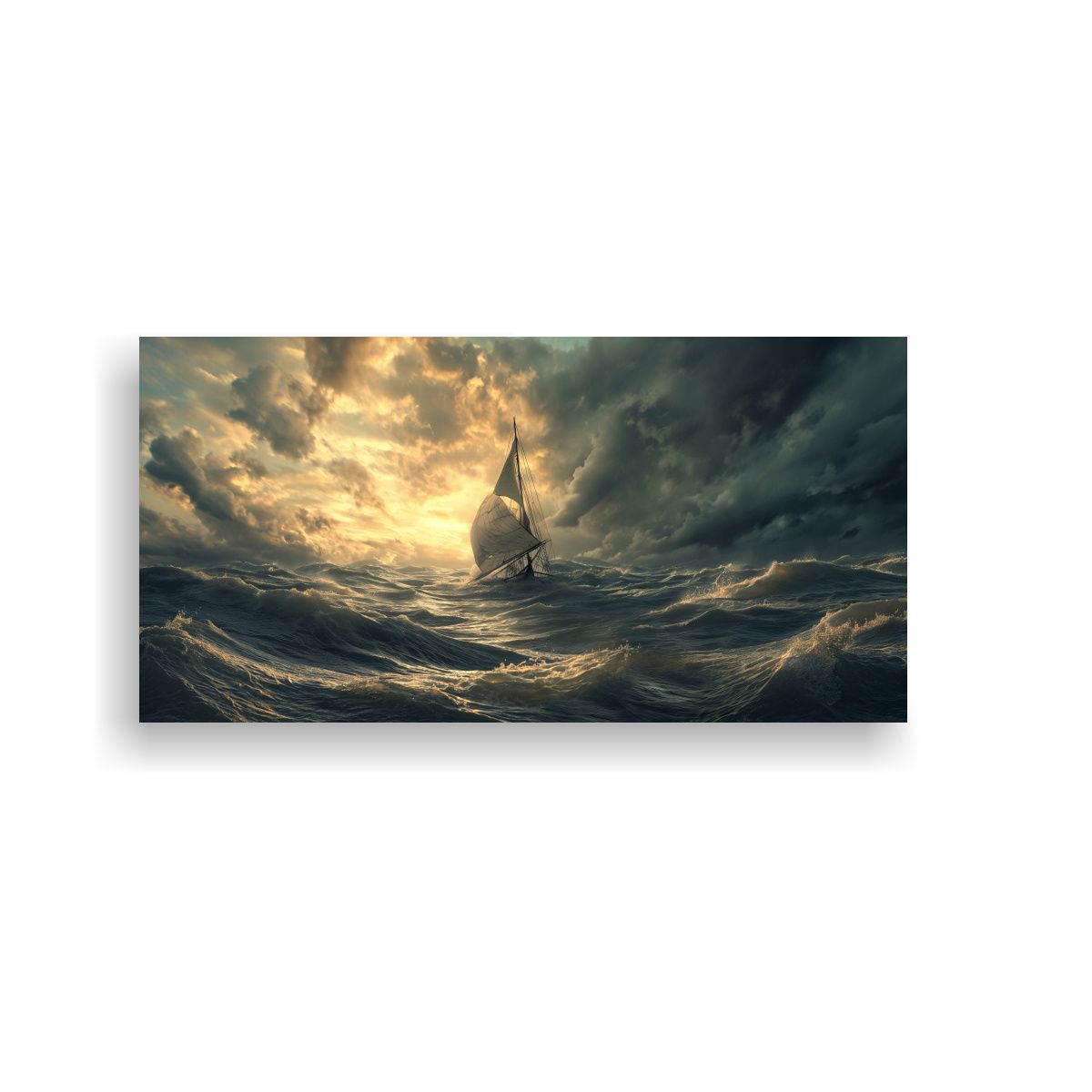 GENERICO - Cuadros Decorativos Majestuosos Estilo Barco Naveg 160x80cm