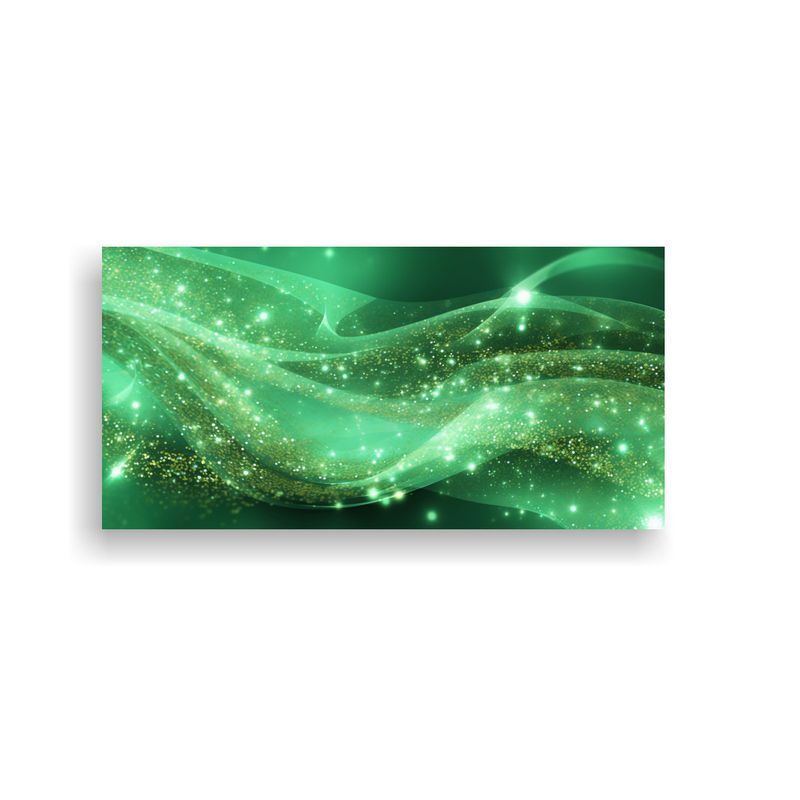 GENERICO - Fondo Verde Claro Brillante Abstracto Con Purpurin 160x80cm