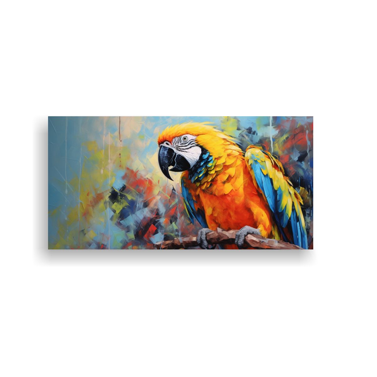 GENERICO - Lienzo De Decoración Con Estilo De Pintura Al Est 160x80cm