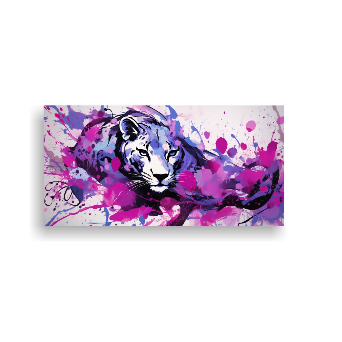 GENERICO - Pintura Decorativa Neo Pop En Tonos Susurrantes Y  160x80cm