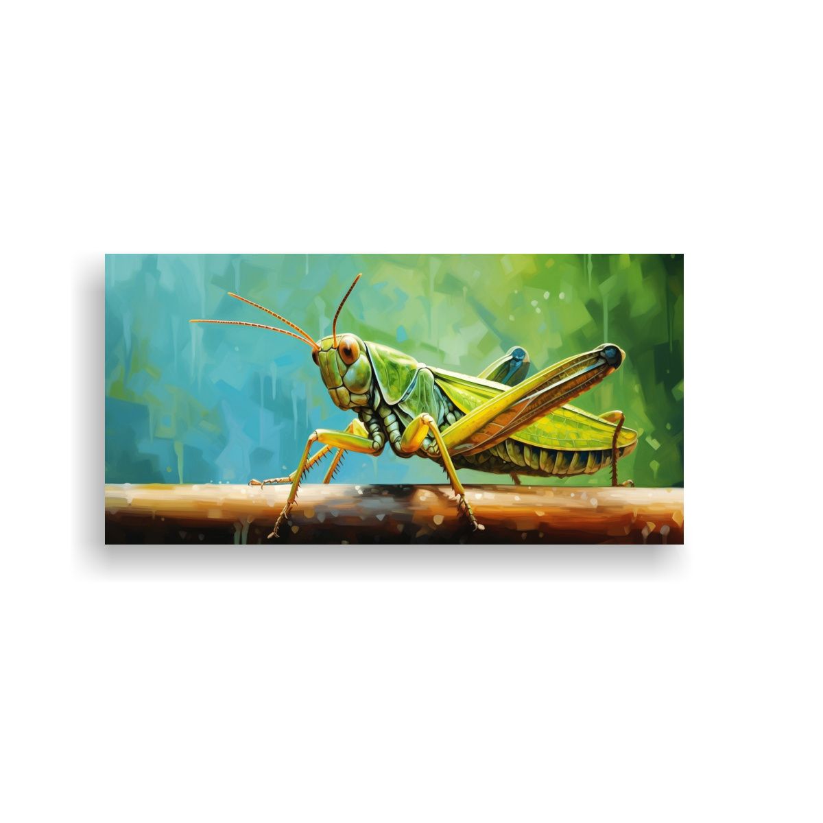 GENERICO - Pintura Al Estilo óleo De Estilo Colorido Inspira 160x80cm.