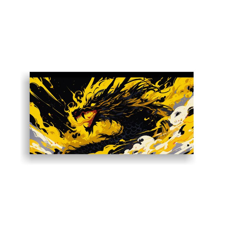 GENERICO - Pintura De Arte De Alta Calidad Con Dragón En Ama 160x80cm