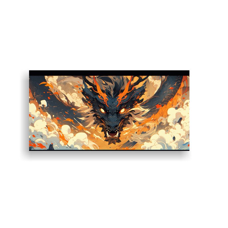 GENERICO - Pinturas De Decoración Multicolor Con Dragón En  160x80cm