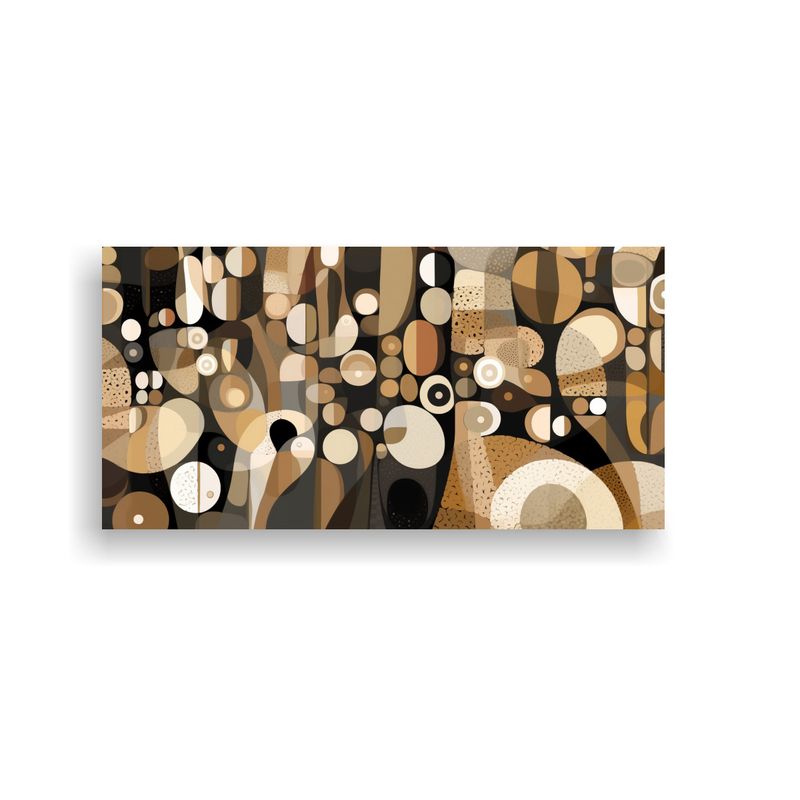 GENERICO - Pinturas Abstractas Orgánicas Exclusivas Con Text 160x80cm
