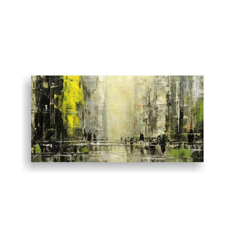 GENERICO - Pinturas Abstractas Acrílicas Estilo Goteo Para D 160x80cm