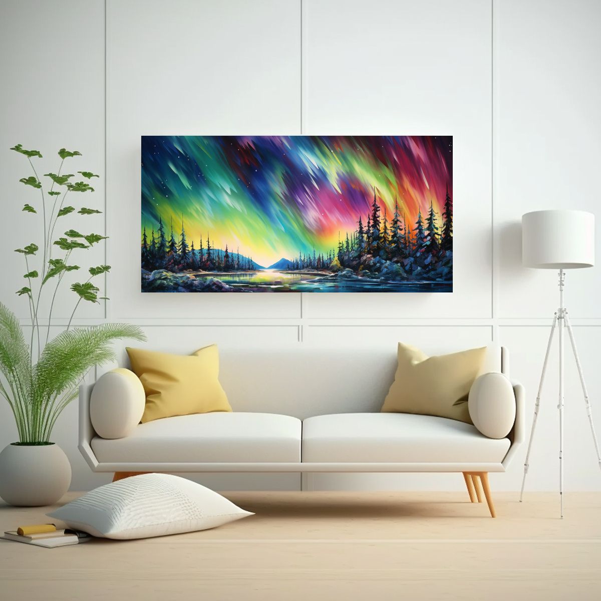 GENERICO - Pinturas Abstractas De Decoración Con Motivo De A 160x80cm