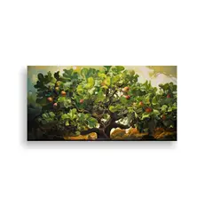 GENERICO - Pintura Abstracta De Higuera En Bastidor De Tela 160x80cm