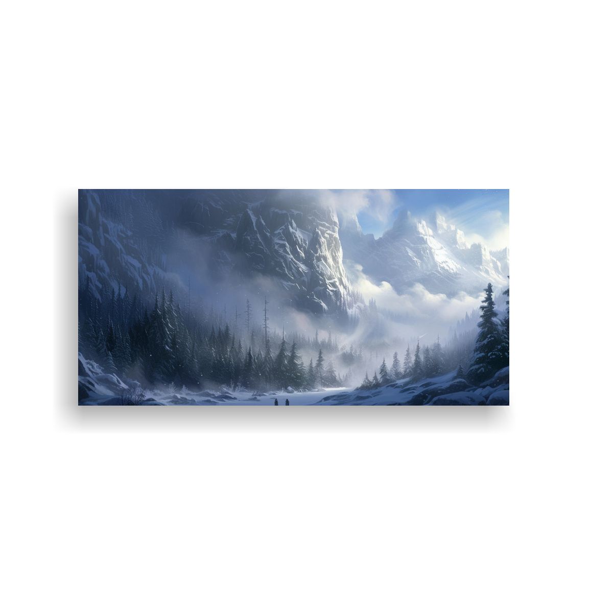 GENERICO - Cuadros En Lienzo Composición Económica Enero Pr 160x80cm