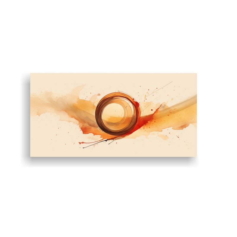 GENERICO - Arte Vanguardista Acuarela Firma Aleatoria Sobre L 160x80cm